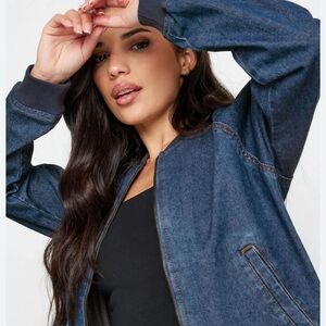 GUESS ladies  Dark Blue Bomber Jacket